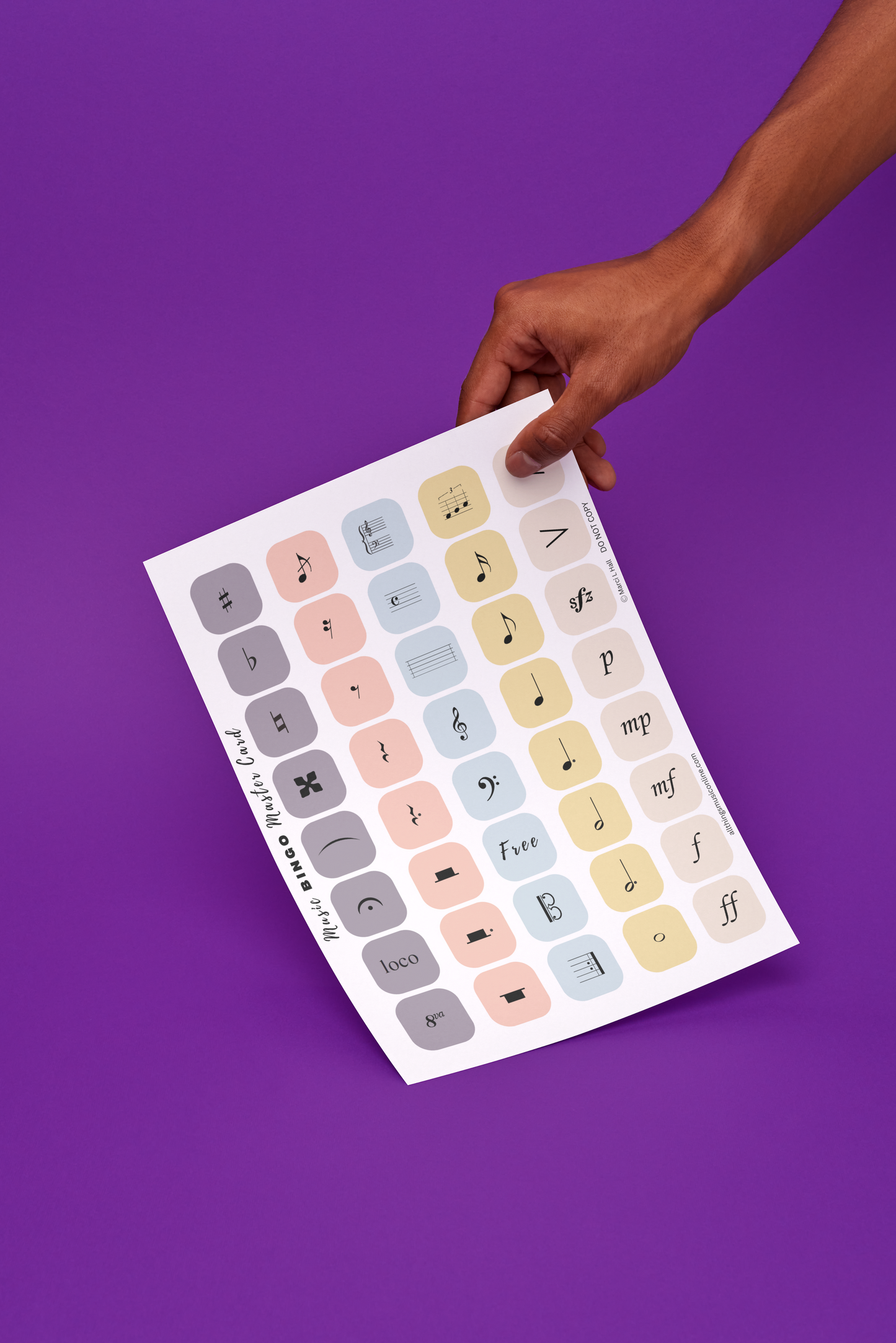 Music Theory BINGO DIGIAL DOWNLOAD