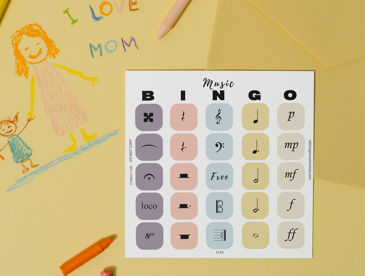 Music Theory BINGO DIGIAL DOWNLOAD