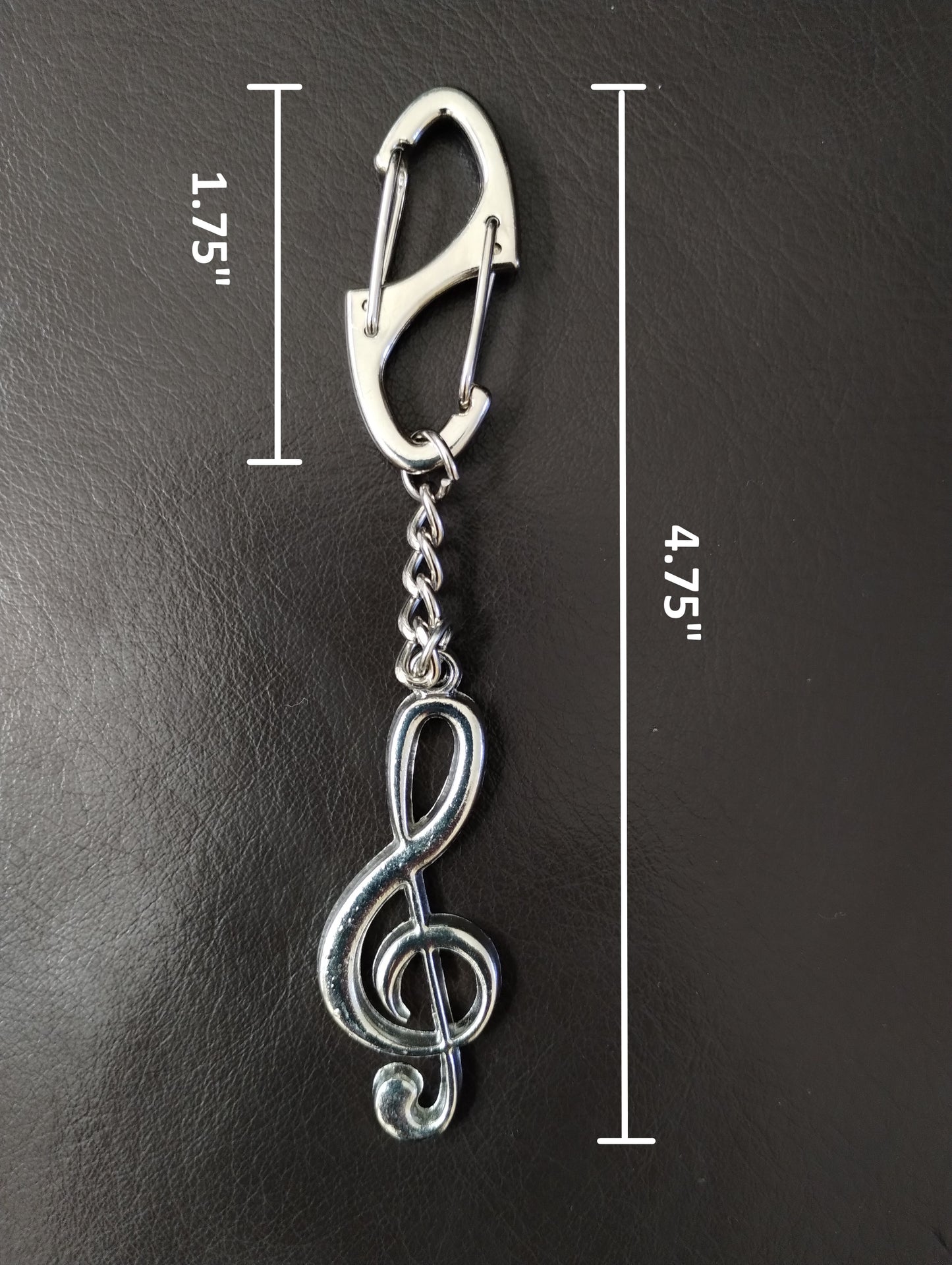 Treble Clef Sign Zipper Clip