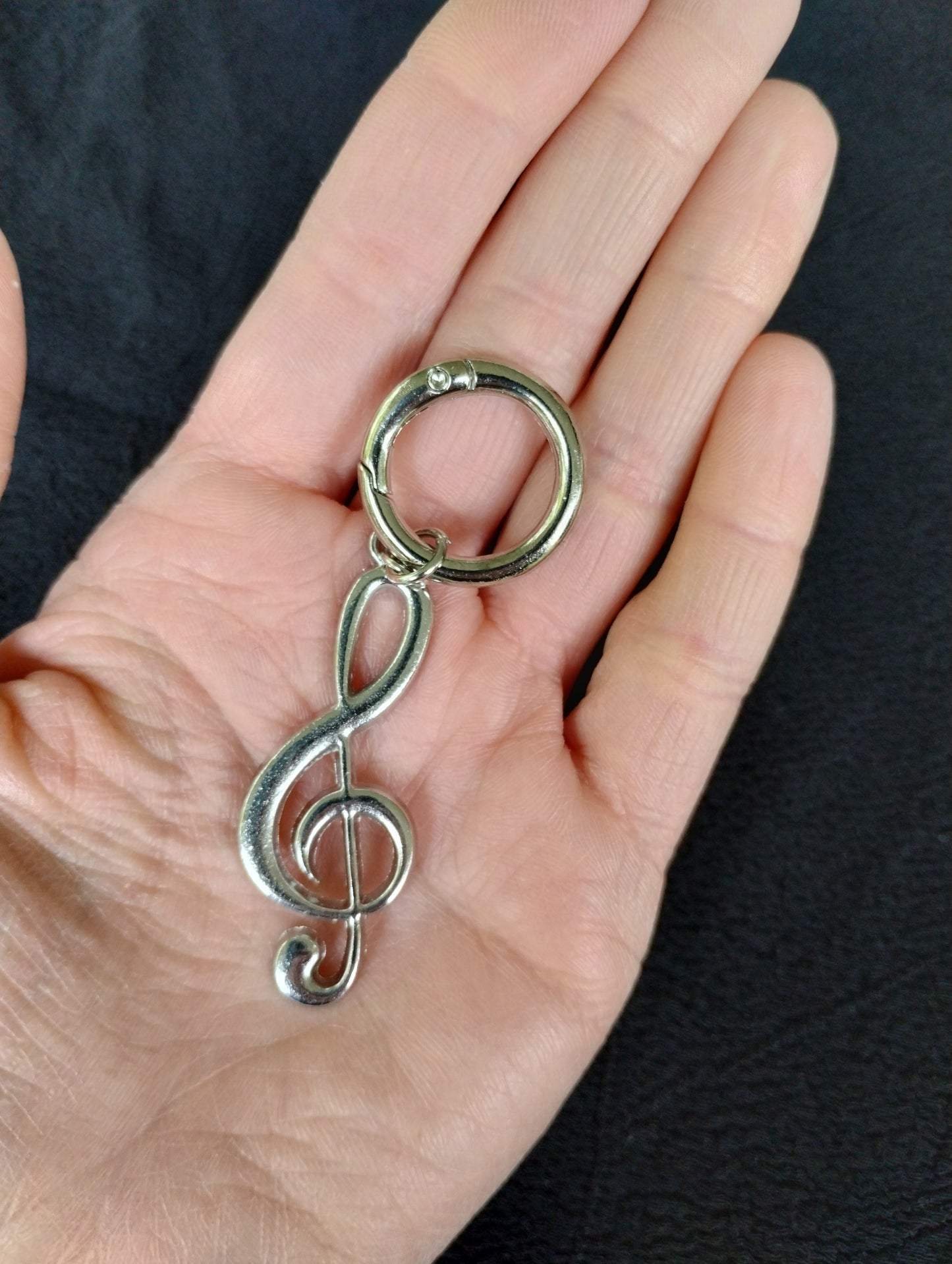 Treble Clef Sign Zipper Clip