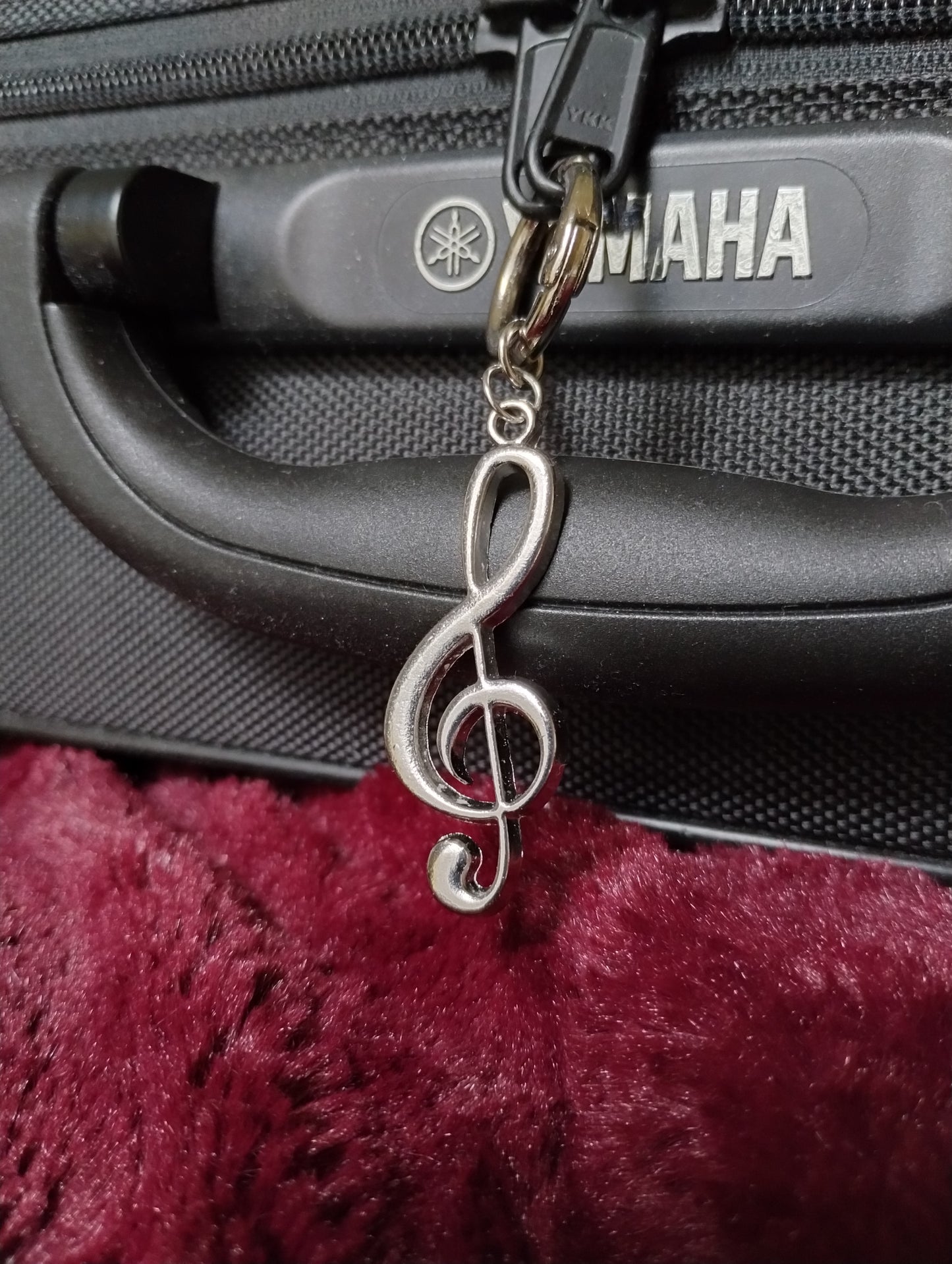 Treble Clef Sign Zipper Clip