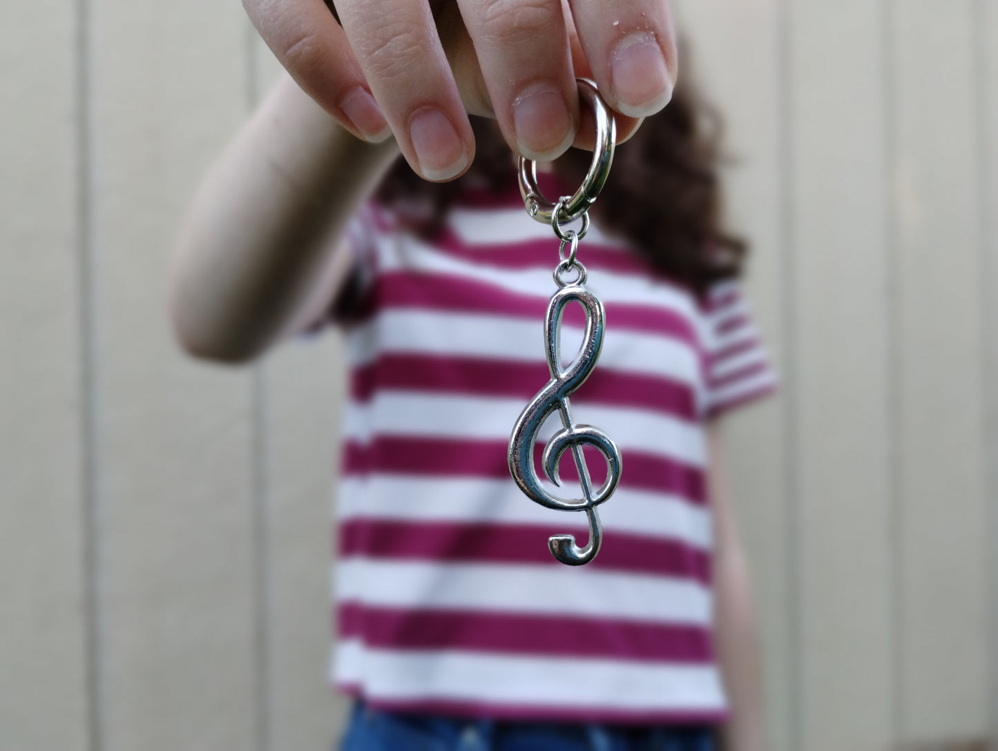 Treble Clef Sign Zipper Clip
