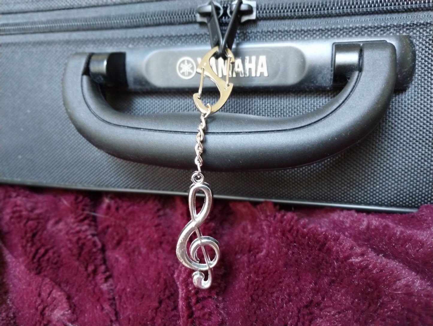 Treble Clef Sign Zipper Clip
