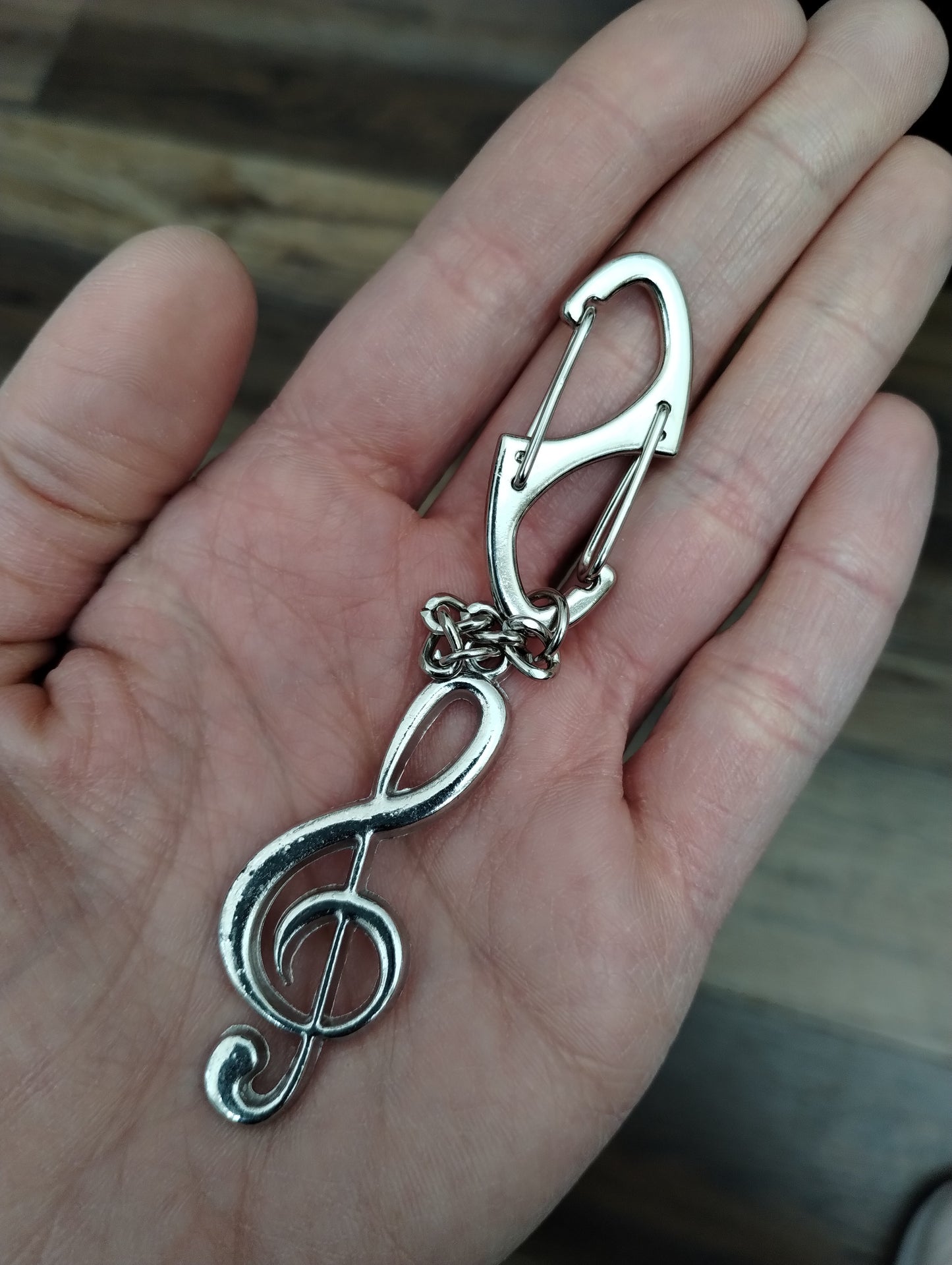 Treble Clef Sign Zipper Clip