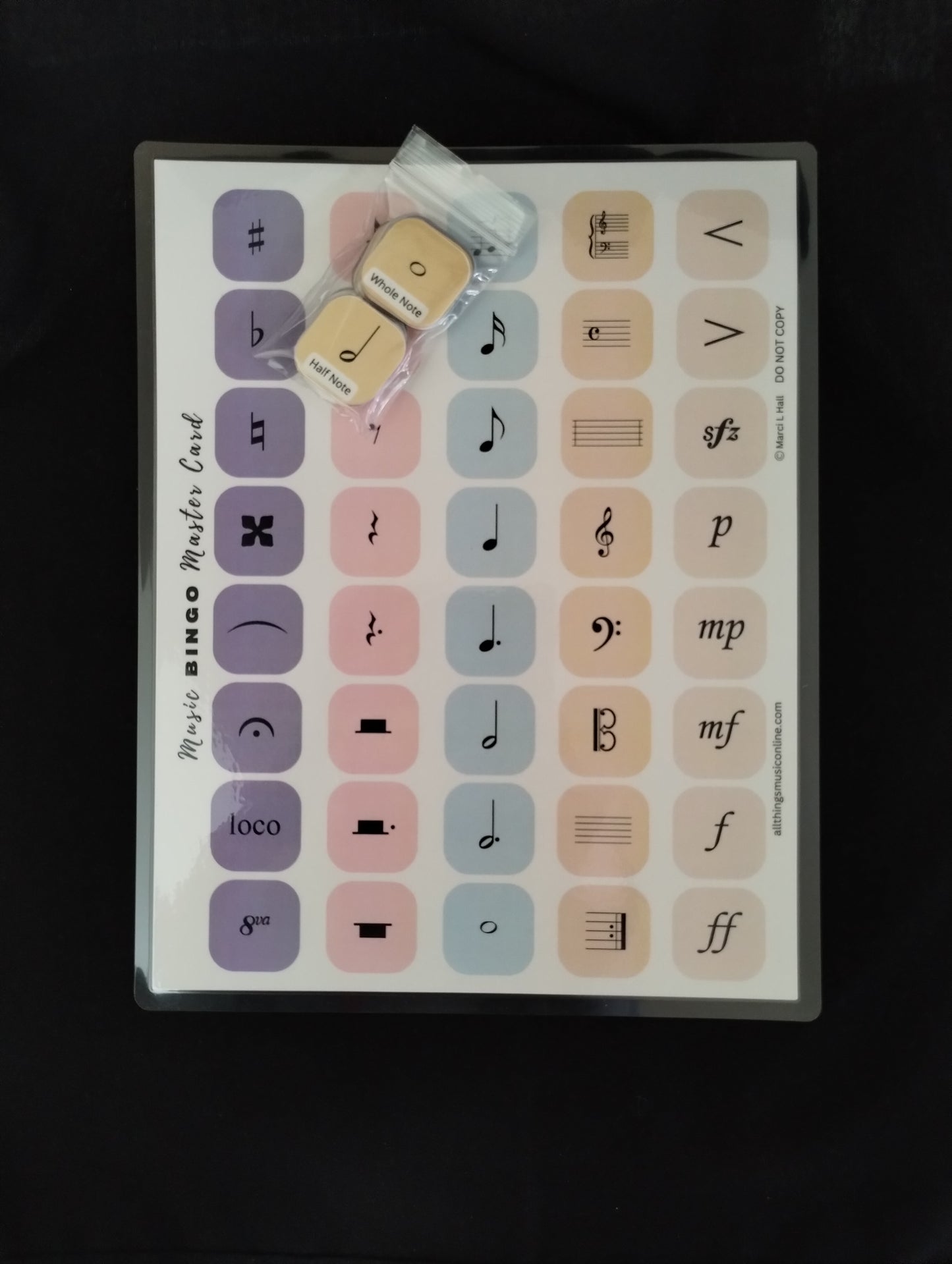 Music Theory BINGO DIGIAL DOWNLOAD