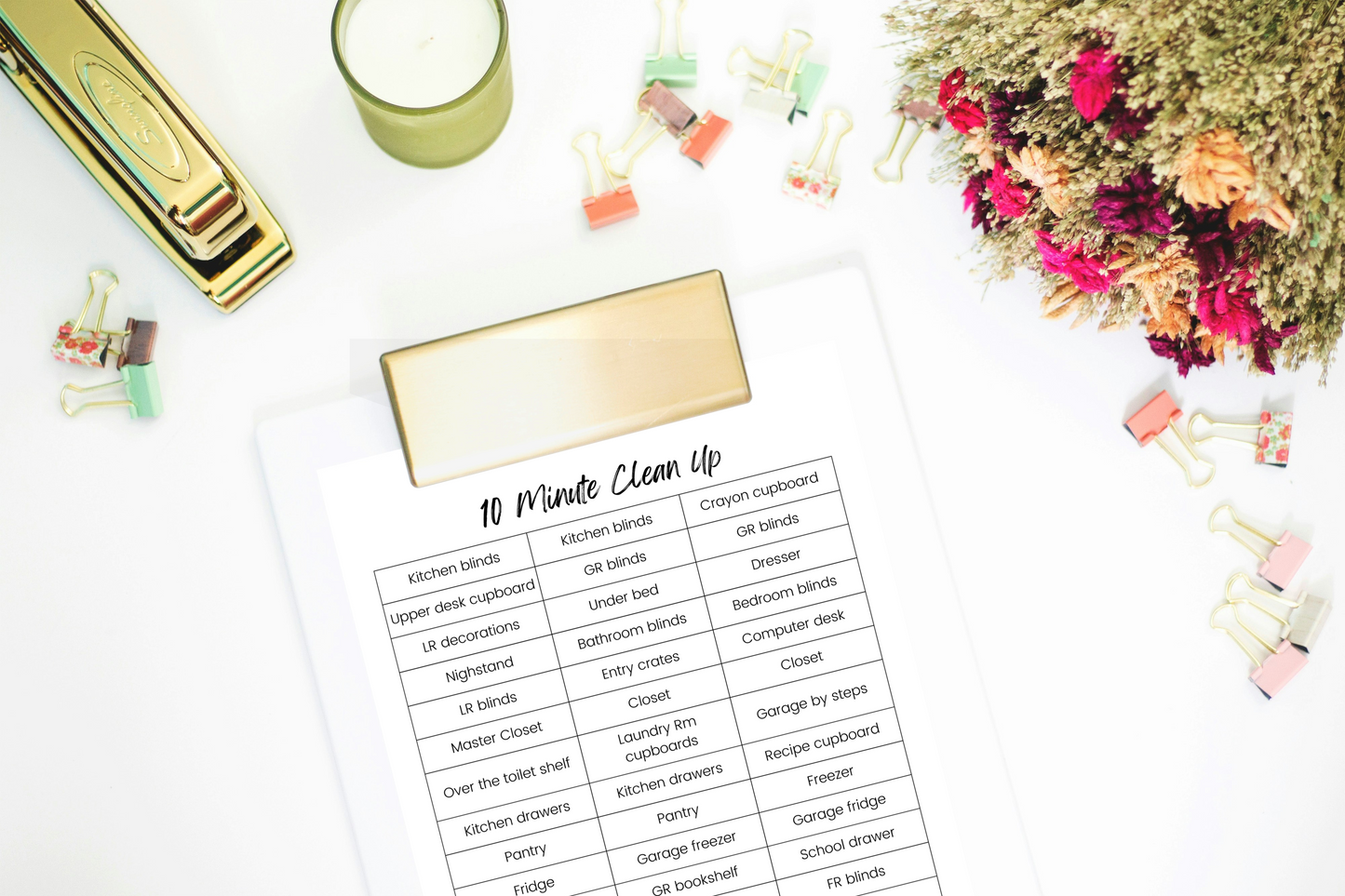 Summer Survival Organizer