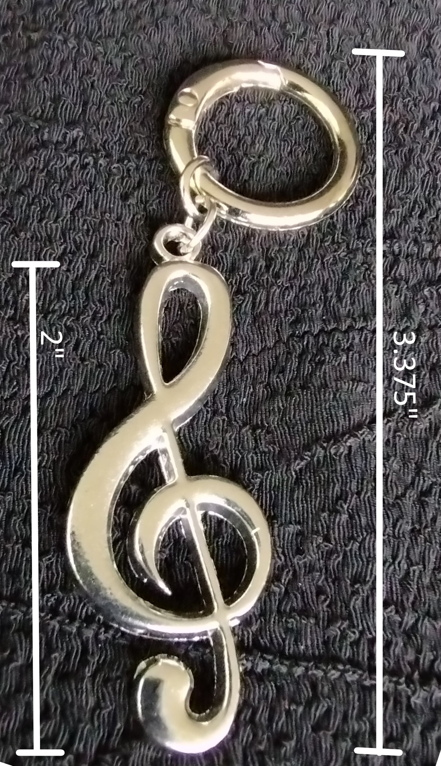 Treble Clef Sign Zipper Clip