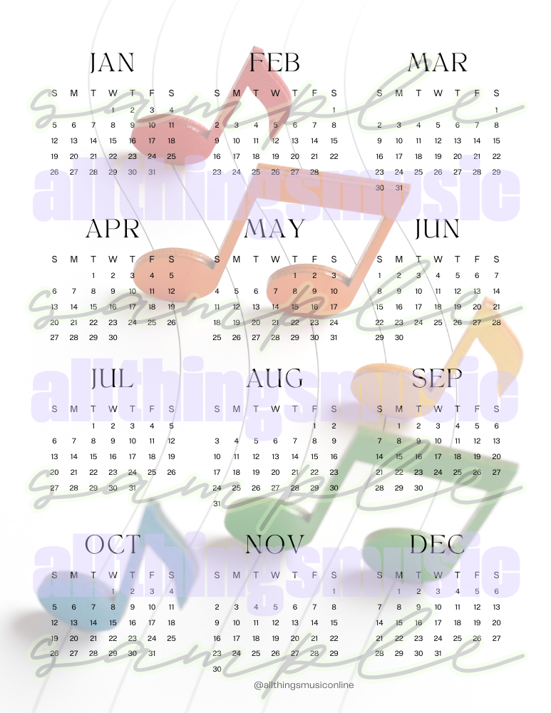 2025 Calendar